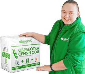 Акция компании "Биона": скидка 25 % на иннокулянт, биофунгицид и прилипатель для сои