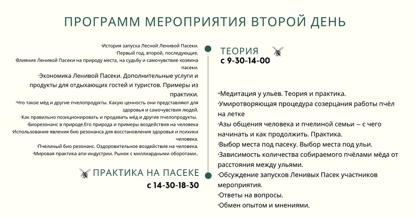 Приглашаем вас на практический семинар Запуск Лесной Ленивой Пасеки.